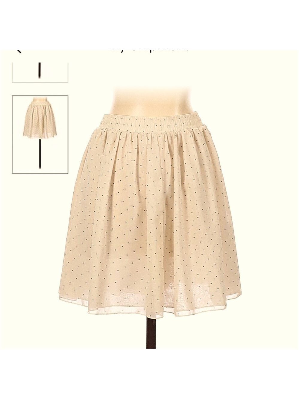 AMERICAN Apparel polka dot skirt - Picture 2 of 3